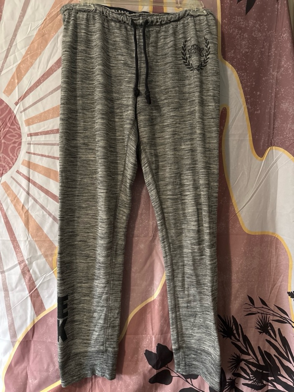 Victoria's Secret Gray Heathered Women’s Joggers with Drawstring workout clothes